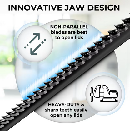 Abrefrascos bajo mueble para quitar fácilmente las tapas