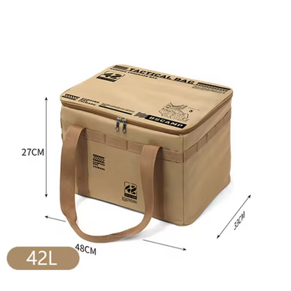 Mochila de Armazenamento para Exterior Impermeável com Vários Compartimentos (42L)