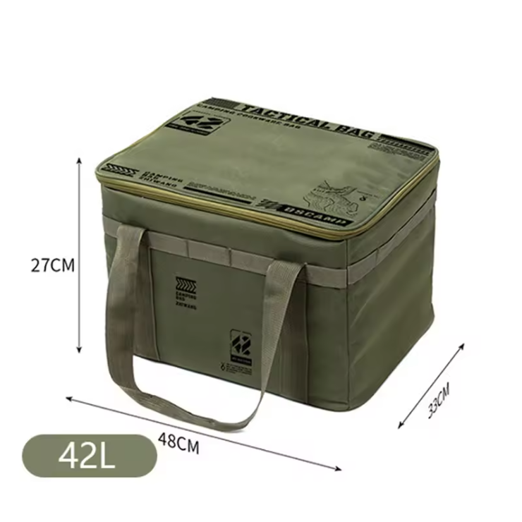 Mochila de Armazenamento para Exterior Impermeável com Vários Compartimentos (42L)