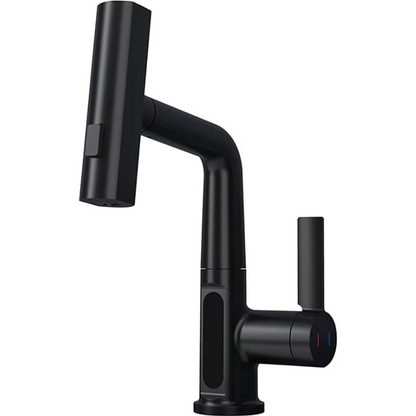 Digital Temperature Display Pull-Out Basin Faucet