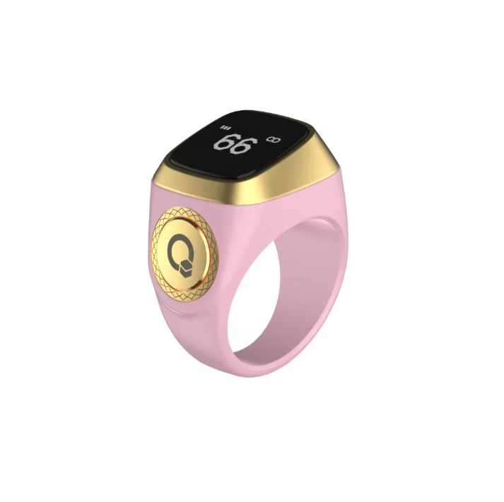 Anel Zikr Smart Tasbih com Alertas de Vibração