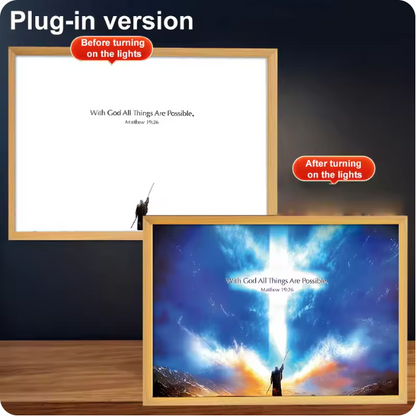 Luminous 4D LED Spiritual Art Frame