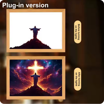Luminous 4D LED Spiritual Art Frame