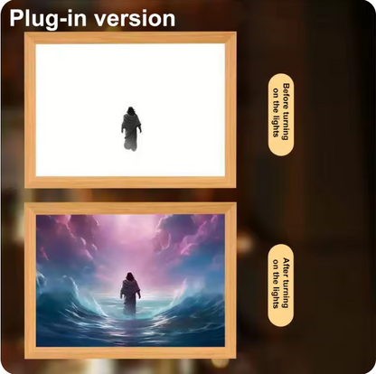 Luminous 4D LED Spiritual Art Frame