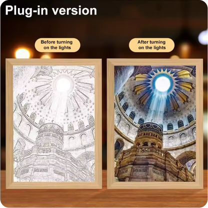 Luminous 4D LED Spiritual Art Frame