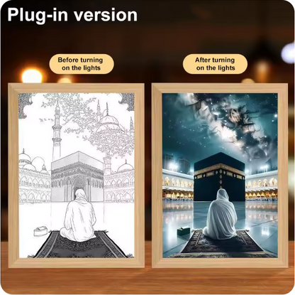 Luminous 4D LED Spiritual Art Frame