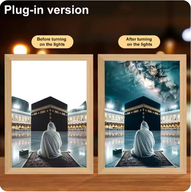 Luminous 4D LED Spiritual Art Frame