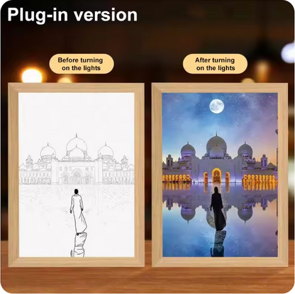 Luminous 4D LED Spiritual Art Frame