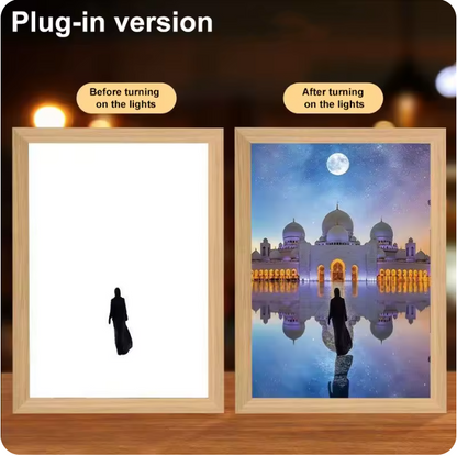 Luminous 4D LED Spiritual Art Frame