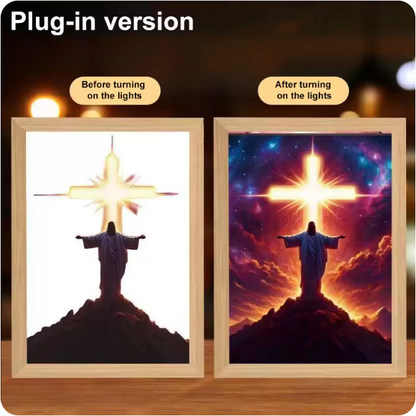 Luminous 4D LED Spiritual Art Frame