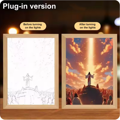 Luminous 4D LED Spiritual Art Frame