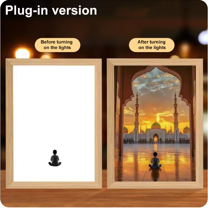 Luminous 4D LED Spiritual Art Frame