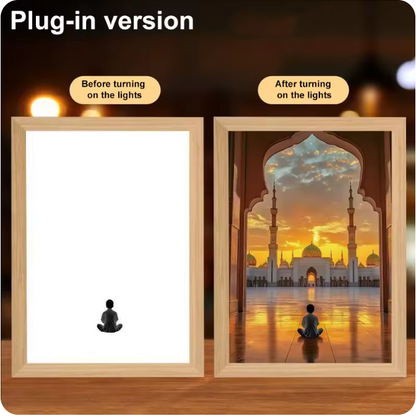 Luminous 4D LED Spiritual Art Frame