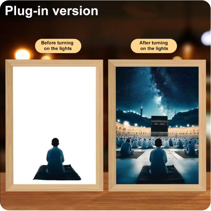 Luminous 4D LED Spiritual Art Frame