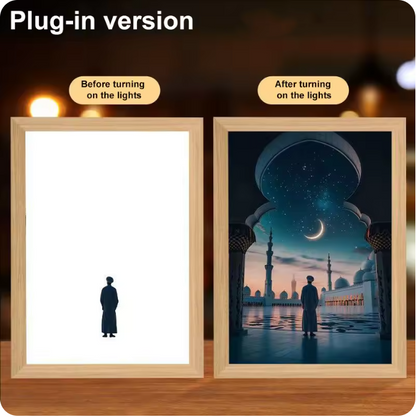 Luminous 4D LED Spiritual Art Frame