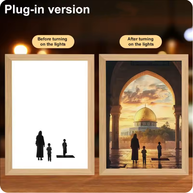 Luminous 4D LED Spiritual Art Frame
