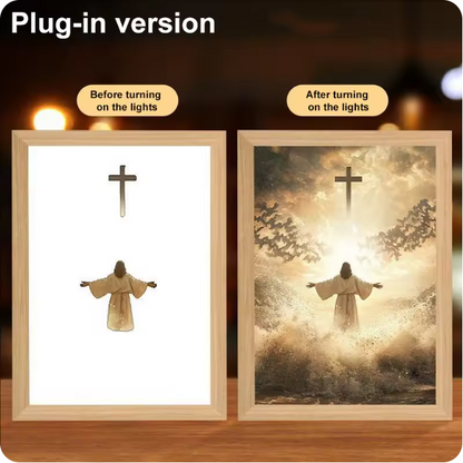Luminous 4D LED Spiritual Art Frame