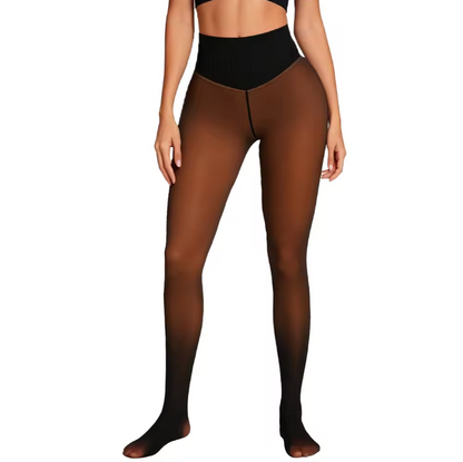Magic Waist Snatch Fleece-Lined Shapewear Tights