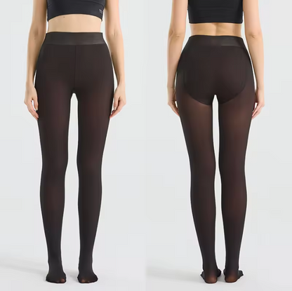 Magic Waist Snatch Fleece-Lined Shapewear Tights