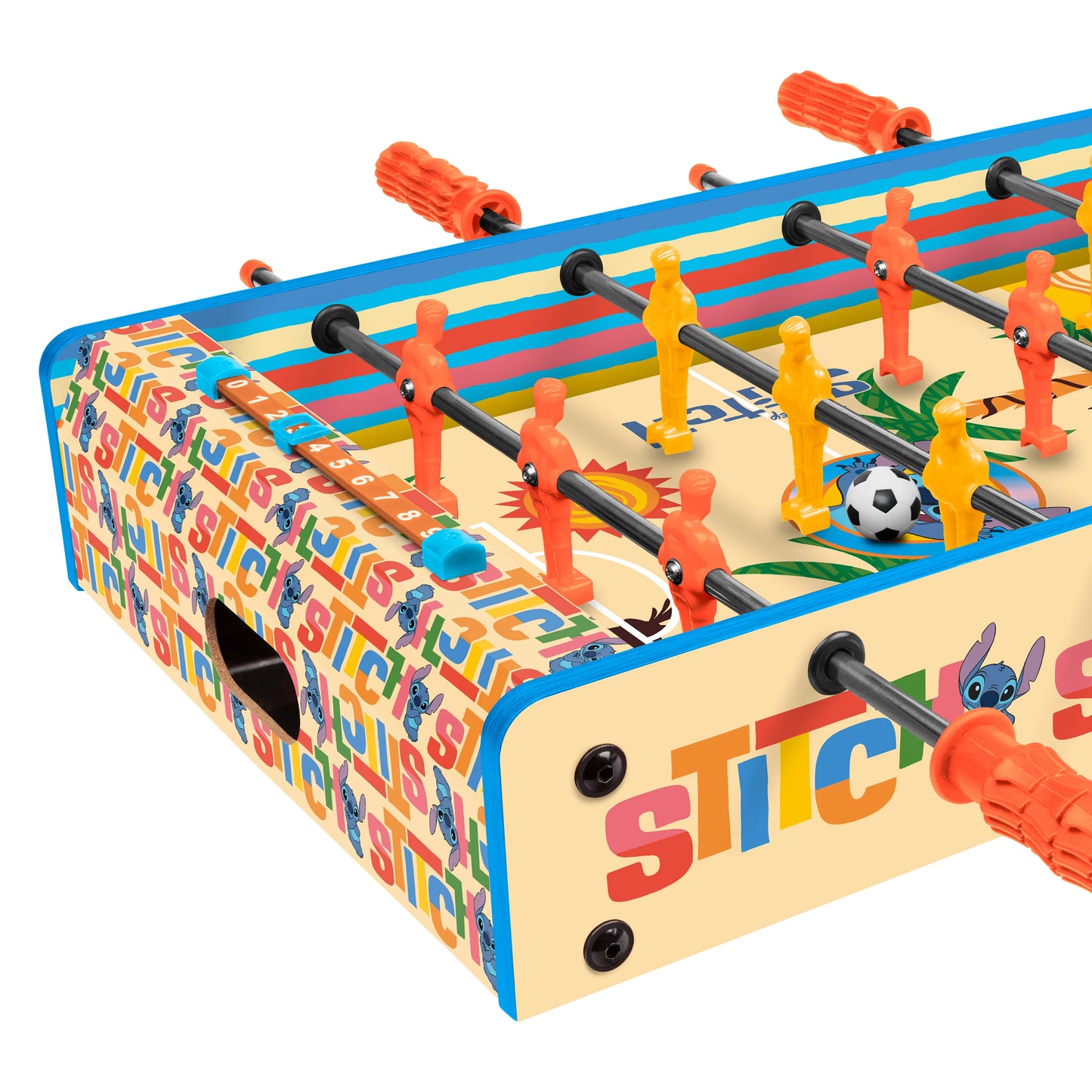Mesa de futbolín de madera Stitch