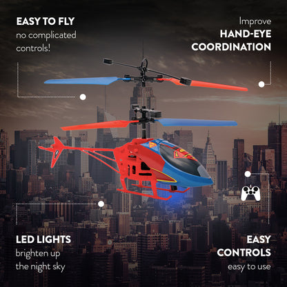 Helicópteros RC Infrarrojos de 2 Canales de DC Superheroes – Batman, Superman y Wonder Woman