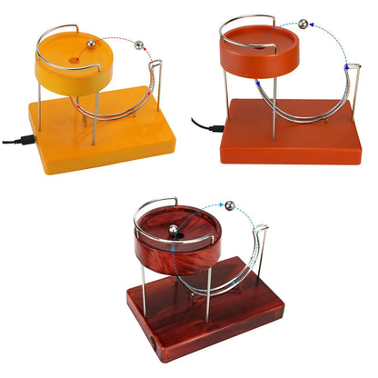 Kinetic Science Art Sculpture - Perpetual Motion Machine Desk Toy for Stress Relief, Office & Home Decor - Physics Science Gift