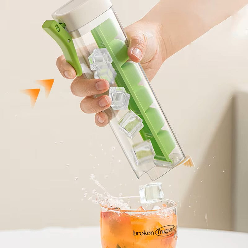 Máquina de Bolas de Gelo Criativa - Molde para Cubos de Gelo - Bandeja de Gelo Esférica Grande de Silicone - Sem BPA e à Prova de Fugas