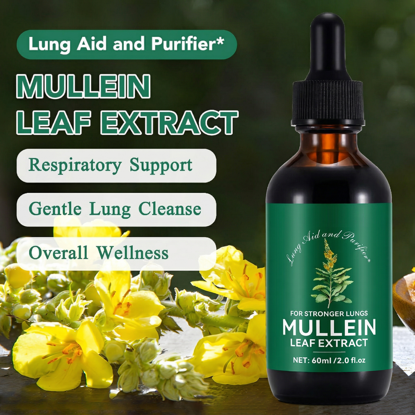 Mullein Leaf Chlorophyll Drops