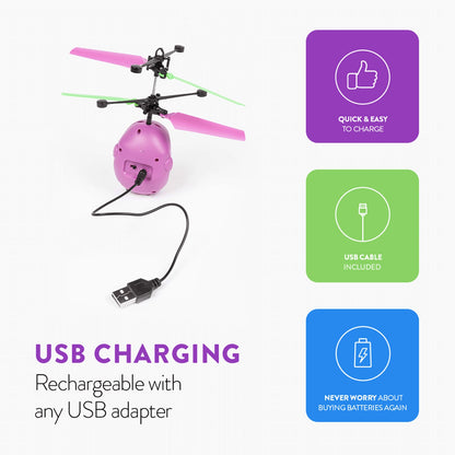 Pixar Toy Story Emoji Buzz Lightyear Helicóptero OVNI IR