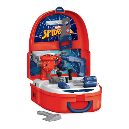 Mochila de Ferramentas Homem-Aranha – Kit de Ferramentas de 18 Peças