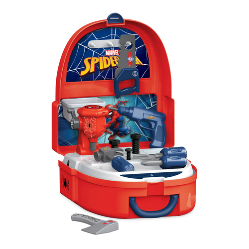Mochila de Ferramentas Homem-Aranha – Kit de Ferramentas de 18 Peças