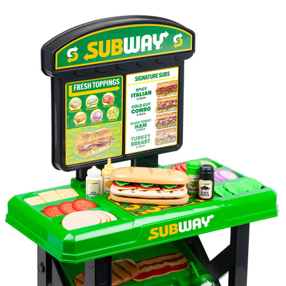 Subway Sandwich Artist Playset – Kit de Restaurante de Faz de Conta de 53 Peças