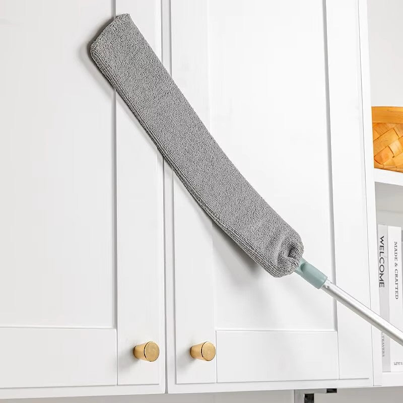 Hogar Escova Retrátil para Pó em Fendas – Espanador Telescópico de Microfibra com Cabo Longo para debaixo da Cama, Sofá e Eletrodomésticos