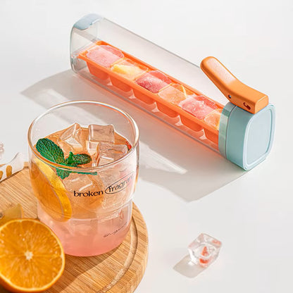 Máquina de Bolas de Gelo Criativa - Molde para Cubos de Gelo - Bandeja de Gelo Esférica Grande de Silicone - Sem BPA e à Prova de Fugas