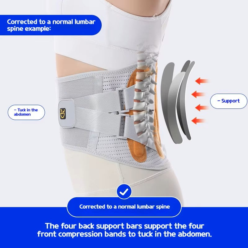 Spinal Decompression Back Brace for Pain Relief – Adjustable Medical-Grade Posture Corrector Corset