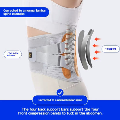 Spinal Decompression Back Brace for Pain Relief – Adjustable Medical-Grade Posture Corrector Corset