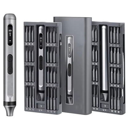 50-in-1 Electric Screwdriver Set – Magnetic Cordless Mini Screwdriver with OLED Display