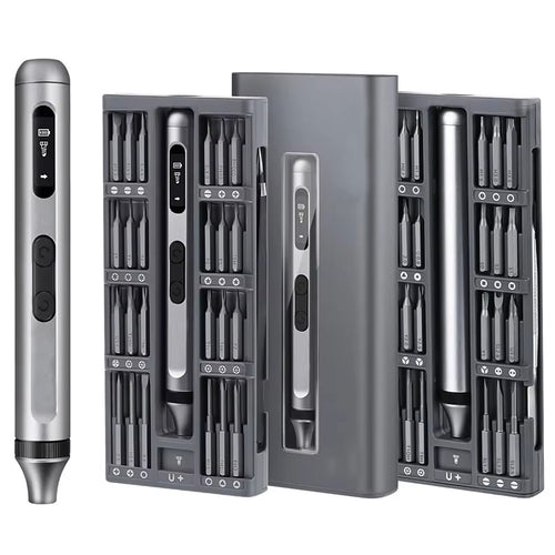 50-in-1 Electric Screwdriver Set – Magnetic Cordless Mini Screwdriver with OLED Display