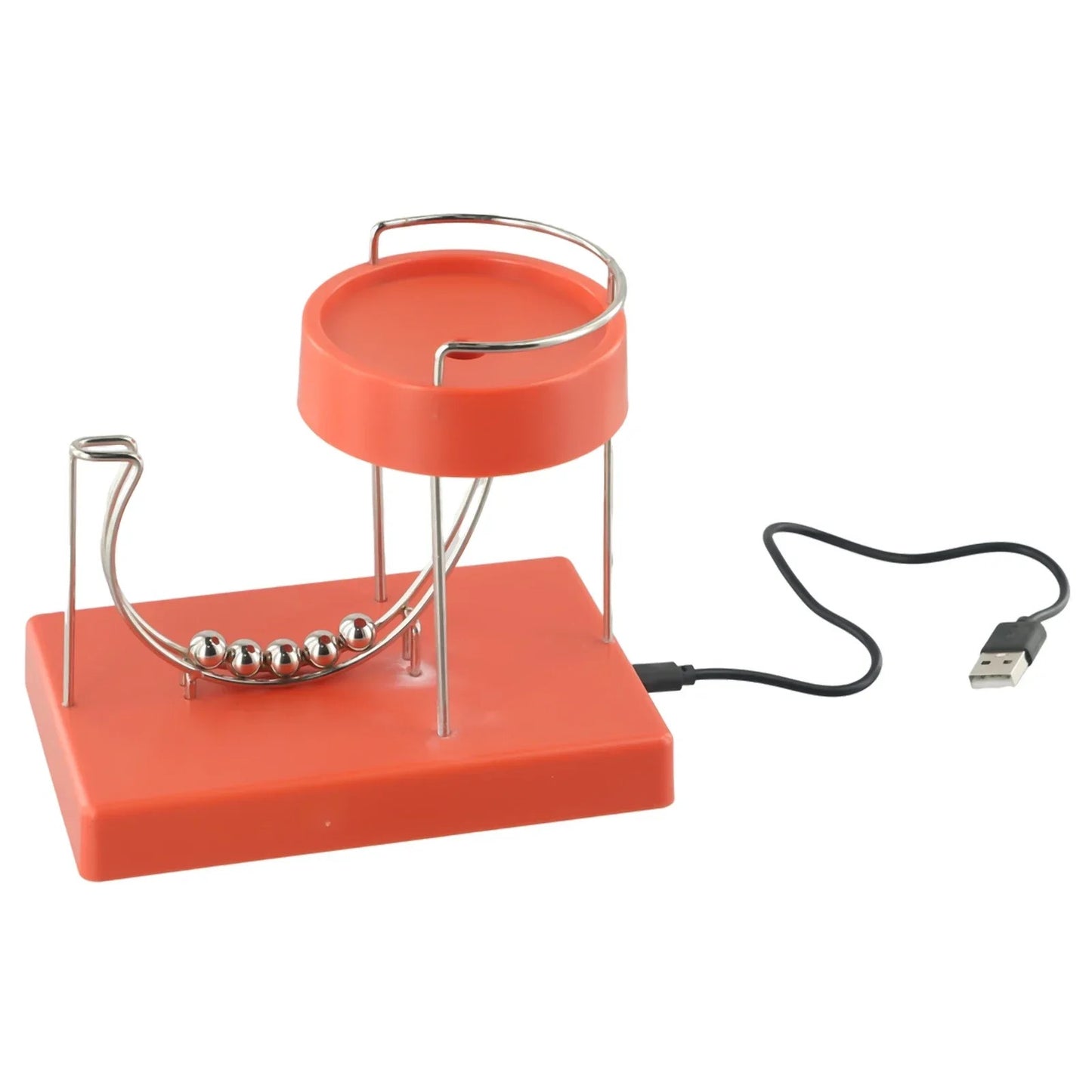 Kinetic Science Art Sculpture - Perpetual Motion Machine Desk Toy for Stress Relief, Office & Home Decor - Physics Science Gift