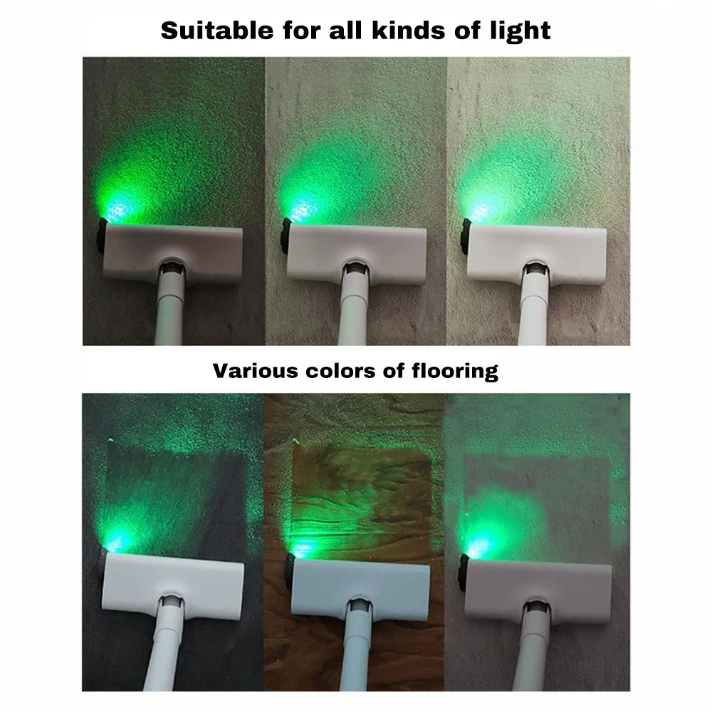 Lámpara LED Universal para Aspiradoras - Detector de Pelo de Mascotas con Luz Verde para Todas las Aspiradoras