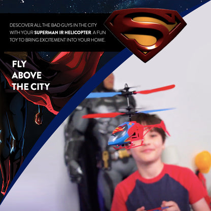 Helicópteros RC Infrarrojos de 2 Canales de DC Superheroes – Batman, Superman y Wonder Woman