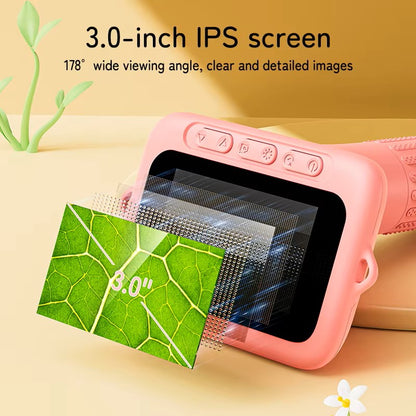 Microscópio Digital Infantil – Microscópio Portátil 1080P com Câmara de 2MP