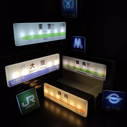 Souvenir Japón Metro Línea Pegatina Refrigerador USB Carga Tokio