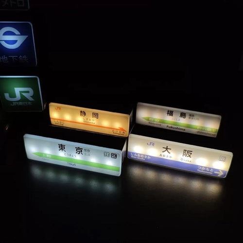 Souvenir Japón Metro Línea Pegatina Refrigerador USB Carga Tokio