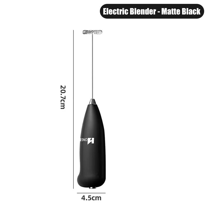 Mini Espumador de Leite Elétrico e Batedor de Café Sem Fios – Batedor Portátil a Pilhas para Lattes, Cappuccinos e Café Keto