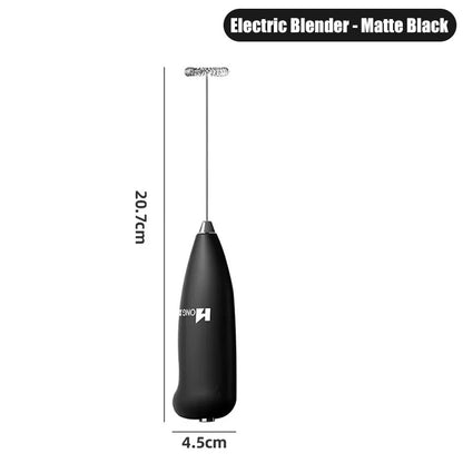 Mini Espumador de Leite Elétrico e Batedor de Café Sem Fios – Batedor Portátil a Pilhas para Lattes, Cappuccinos e Café Keto