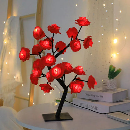 Lámpara del Árbol de Rosas Eternas