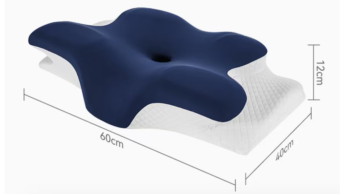 2-in-1 Ergonomic Memory Foam Cervical Pillow