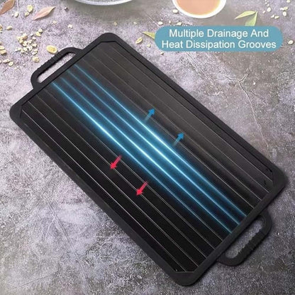 Bandeja de aluminio para descongelación rápida