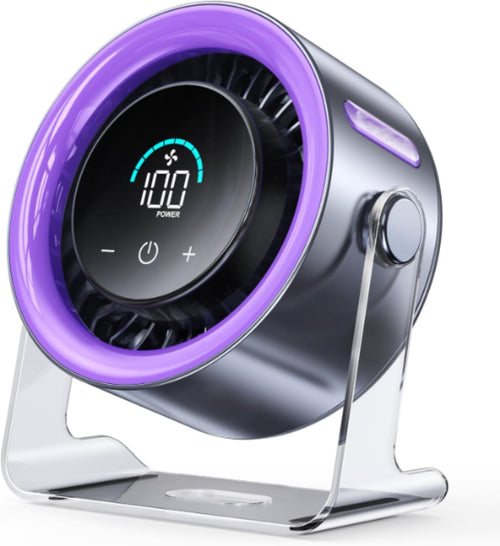 USB Rechargeable Desk Fan - Silent, Strong and Energy-Efficient